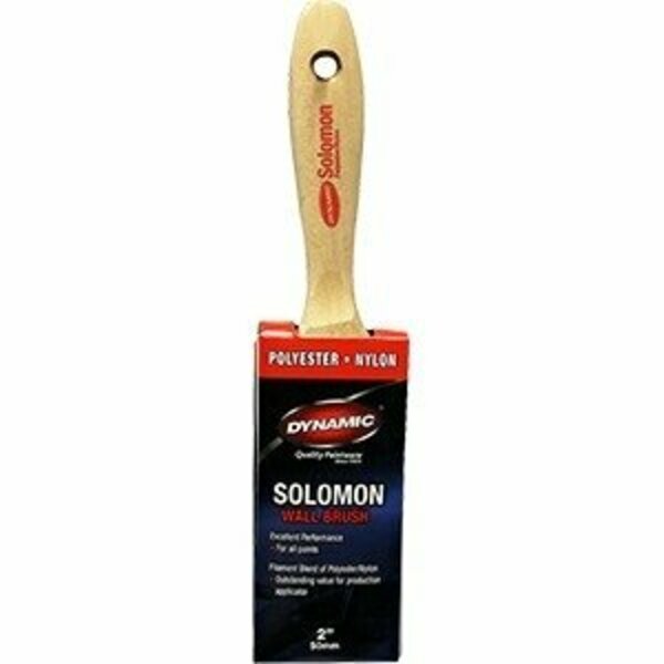 Dynamic Paint Products Dynamic 2 in. 50mm Solomon Flat Beavertail Nylon Polyester Brush 99015